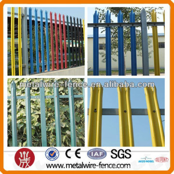 D and W Section Steel Palisade Fence